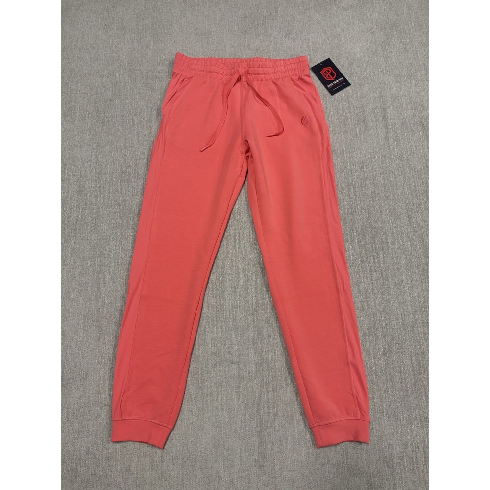 Born Primitive Womens Lounge Lux Jogger Pants Hot Peach Size Small Soft NWT $80